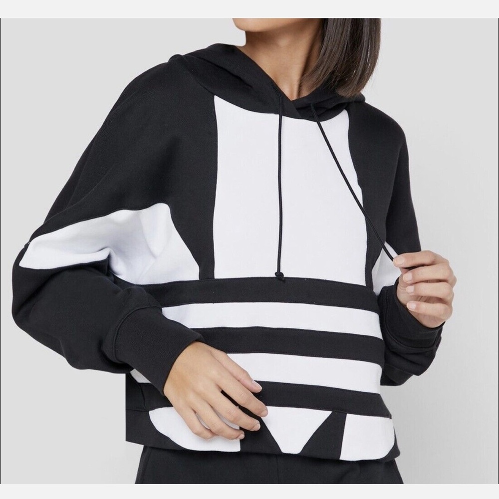 Adidas Women’s Cropped Logo Hoodie